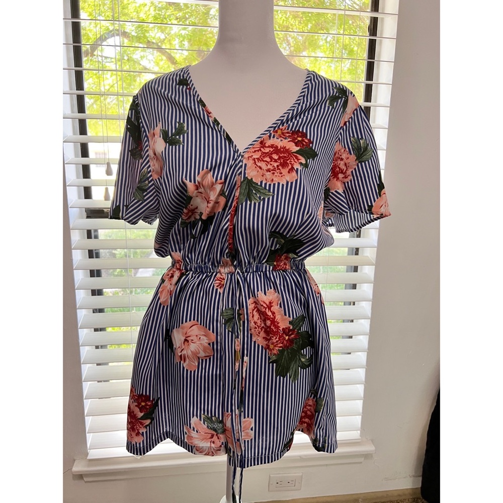 Womens floral romper